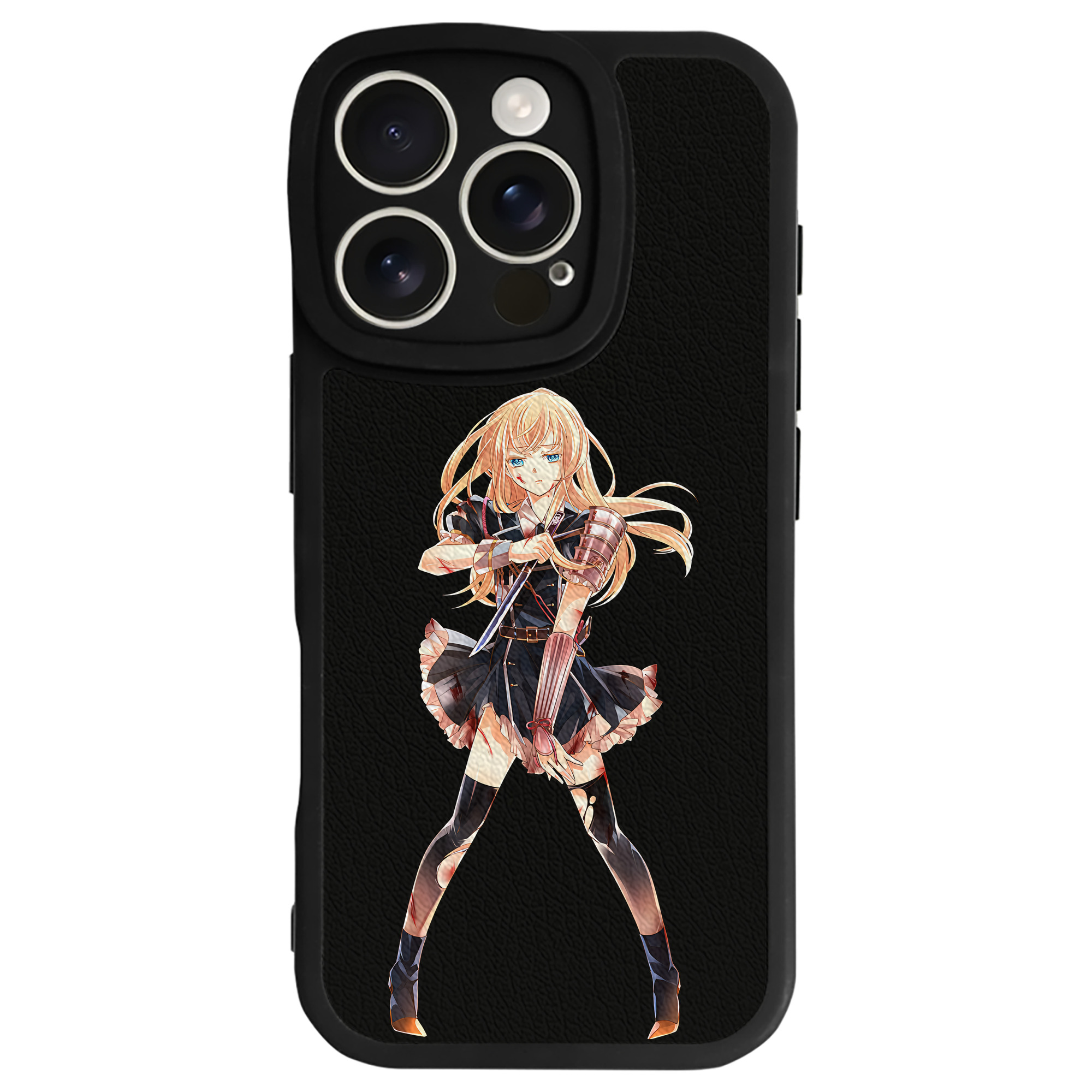 （画像用） 刀剣乱舞 Touken Ranbu 【iPhone 16シリーズ対応】シリコンスマホケース（レザー調） 材質：シリコン